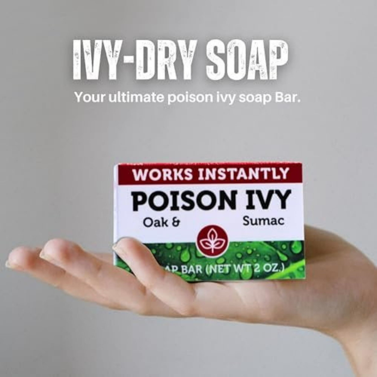 Ivy-dry Soap. Instantly Removes Poison-Ivy, Oak and Sumac