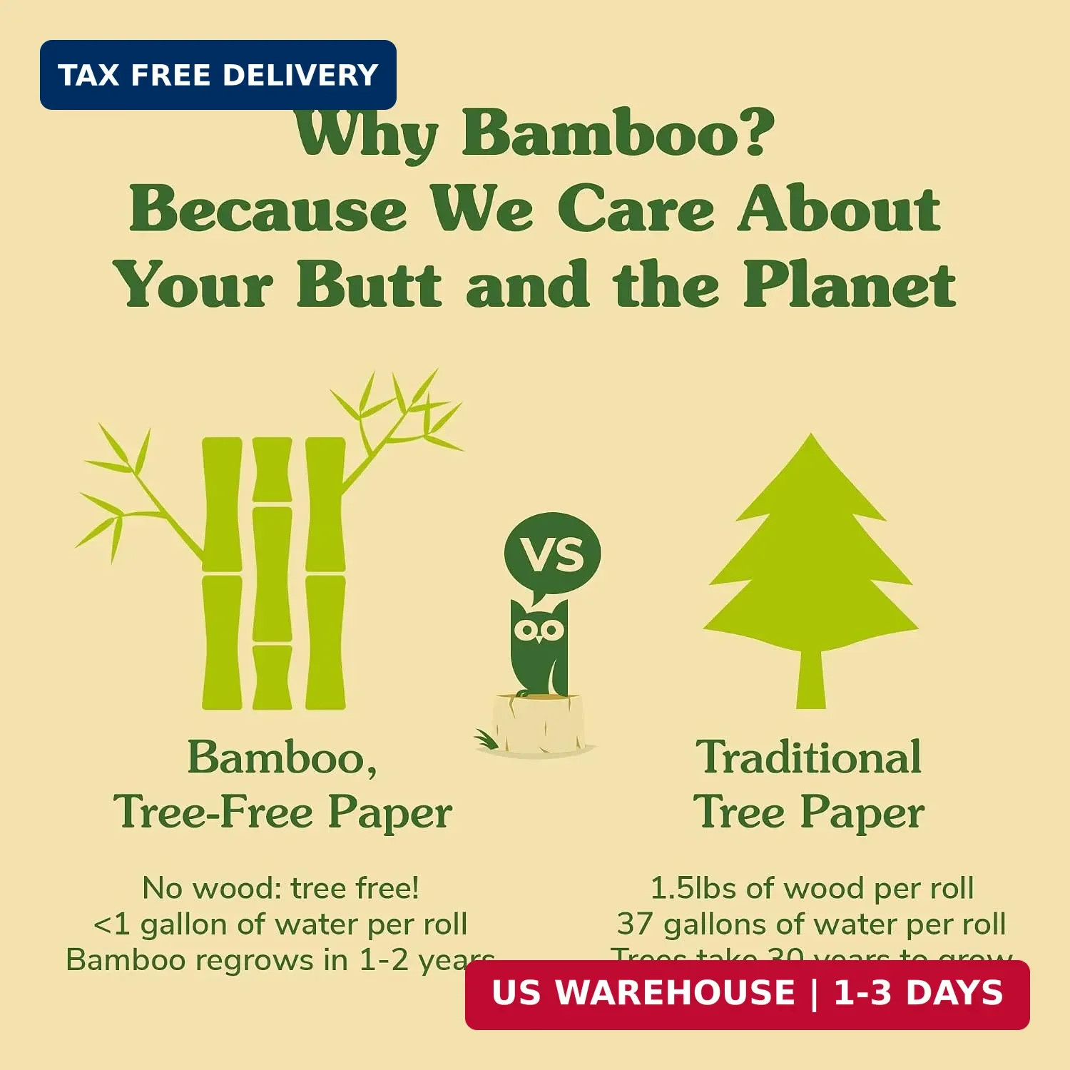 Caboo Lavender Flushable Wipes | Certified Flushable, Septic Safe, Chemical Free