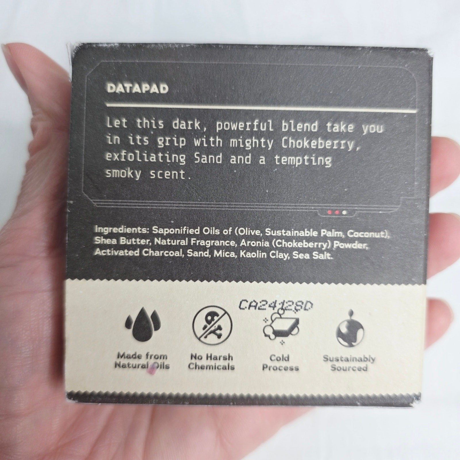 Dr. Squatch Dark Side Scrub Limited Edition Star Wars Darth Vader Bar Soap 5 oz