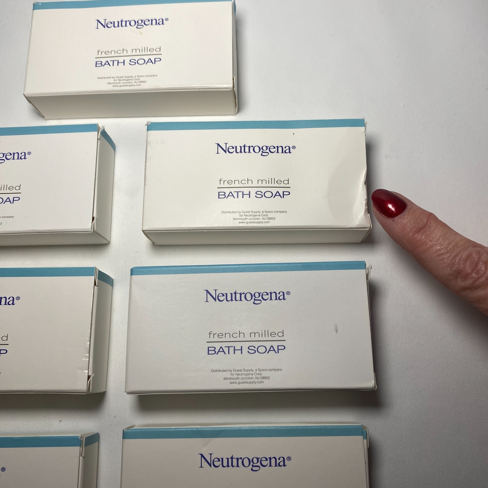 Lot of 7 Neutrogena French Milled Bath Soap Bars Travel 1.2oz 1oz Massage New
