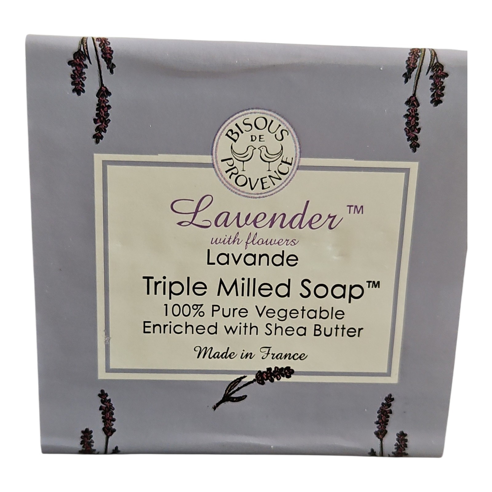 Trader Joe’s Triple Milled 3 Soap Bars- 2 Lavender & 1 Verveine -Citron(lemon)