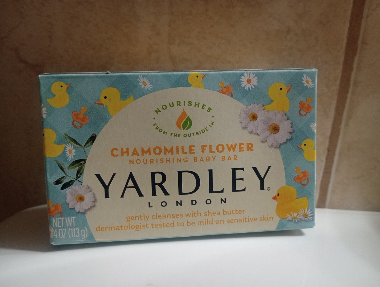 Yardley London Chamomile Flower Soap Nourishing Baby Bar Soap 4 oz