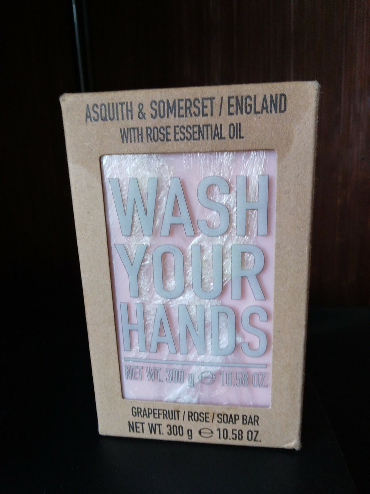ASQUIRTH & SOMERSET ENGLAND GRAPEFRUIT ROSE ESSENTIAL OIL BAR 10.58 OZ/300g NEW