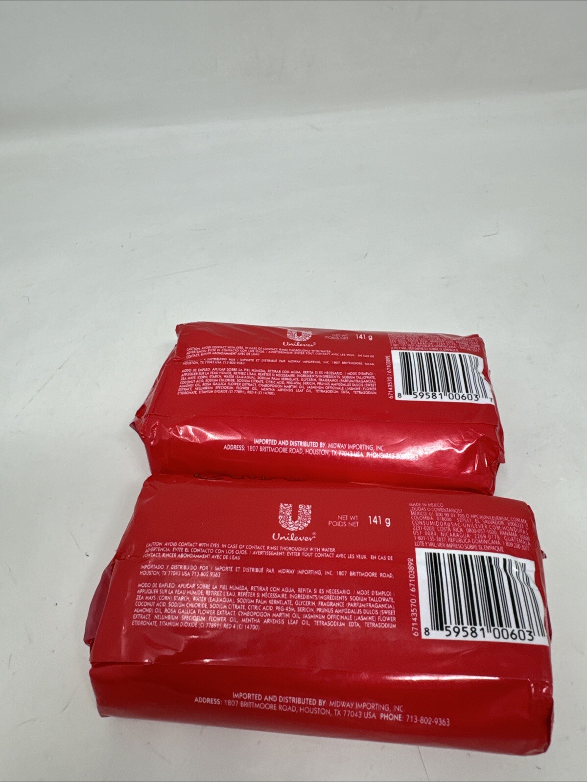 Camay Classic Bath Bar Soap Rose Essence Pack Of 2 4.98 oz. each. Unilever New