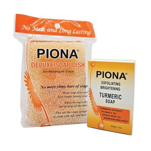PIONA Exfoliating Brightening TURMERIC Soap 7 Oz.