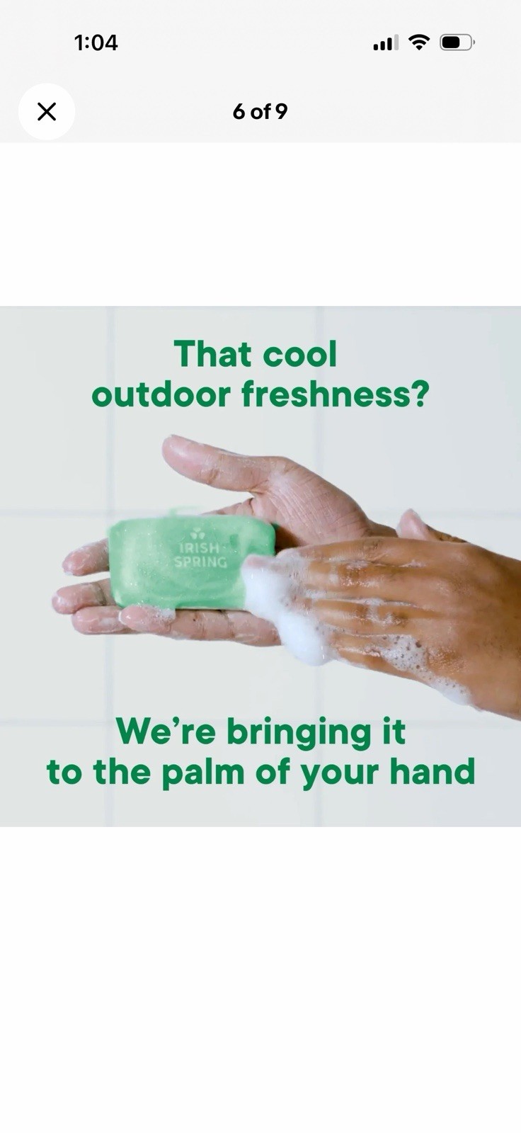 Irish Spring Original 12 HR Fresh Deodorant Soap Bar for Men, 3.7 oz