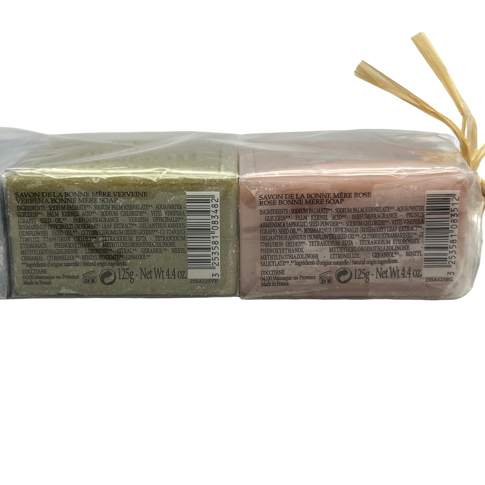 L’Occitane Savon de Marseille Bonne Mere Soap Quattro 4.4oz Gift Set of 4 New
