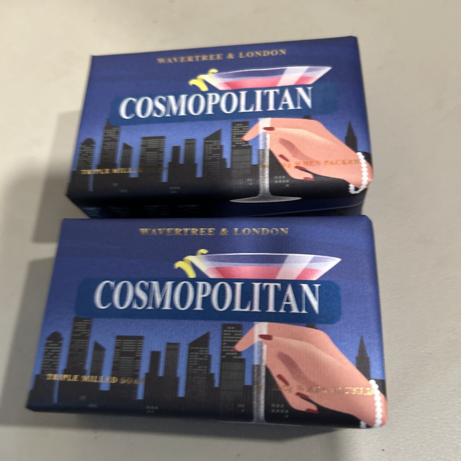 Wavertree & London Cosmopolitan Soap Bar 7 oz /200g- Lot of 2