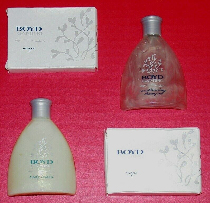 Boyd Gaming Travel Size Toiletry Grooming Kit ~ 4 Pcs **NEW**