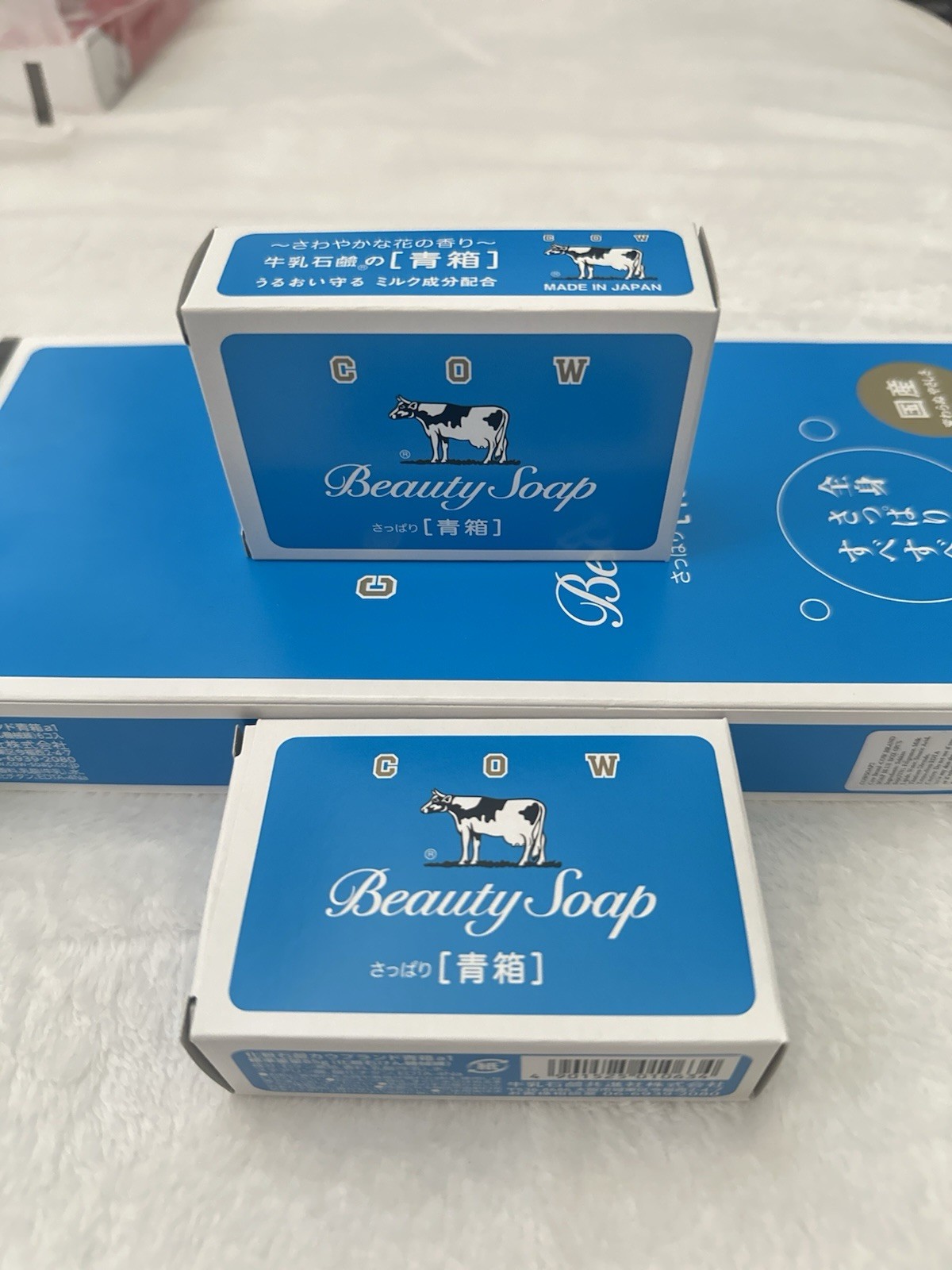 Cow brand Beauty Soap refreshing Blue 85g×6pieces From Japón