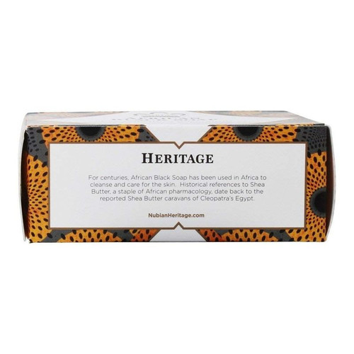 Nubian African Black Soap Bar, 5 Ounce (Pack of 5) 5