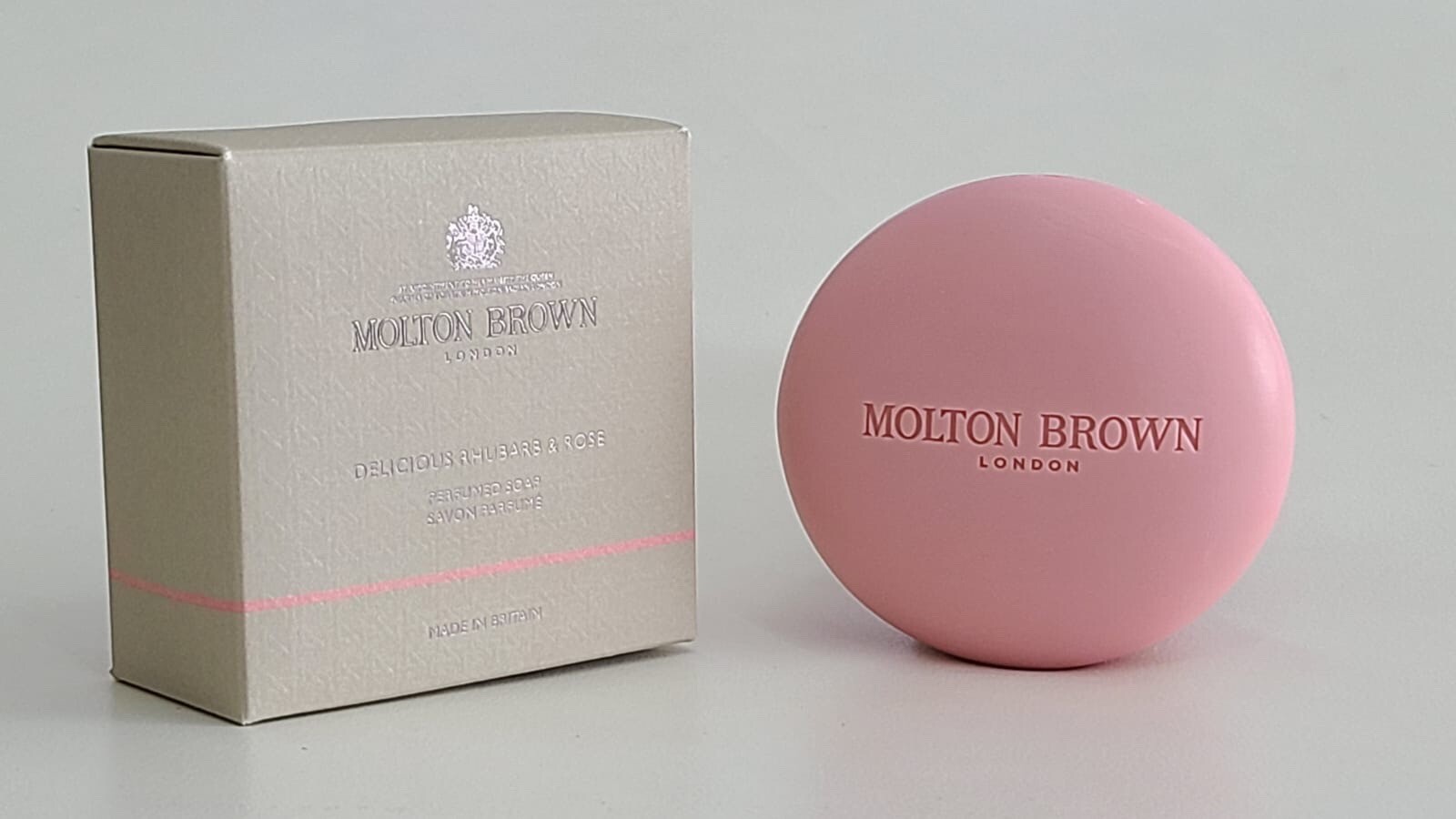 Molton Brown Delicious Rhubarb & Rose Perfumed Soap 5.29 oz