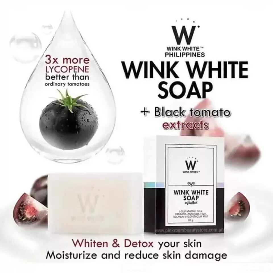 Gluta Wink White Soap Skin Whitening Brightening