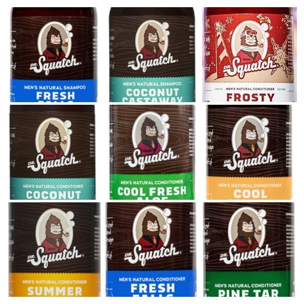 Dr Squatch Shampoo & Conditioner CHOOSE YOUR SCENT – BUILD YOUR BUNDLE