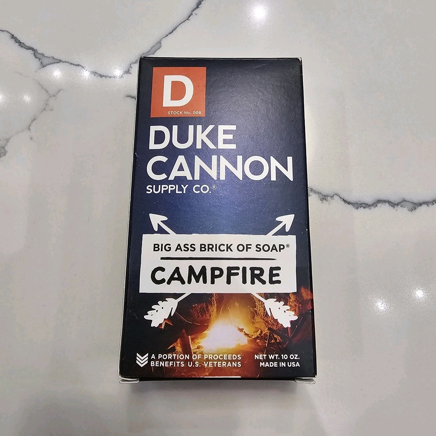 Duke Cannon Big Ass Brick of Soap Campfire Scent 10 oz Paraben Phthalate-Free