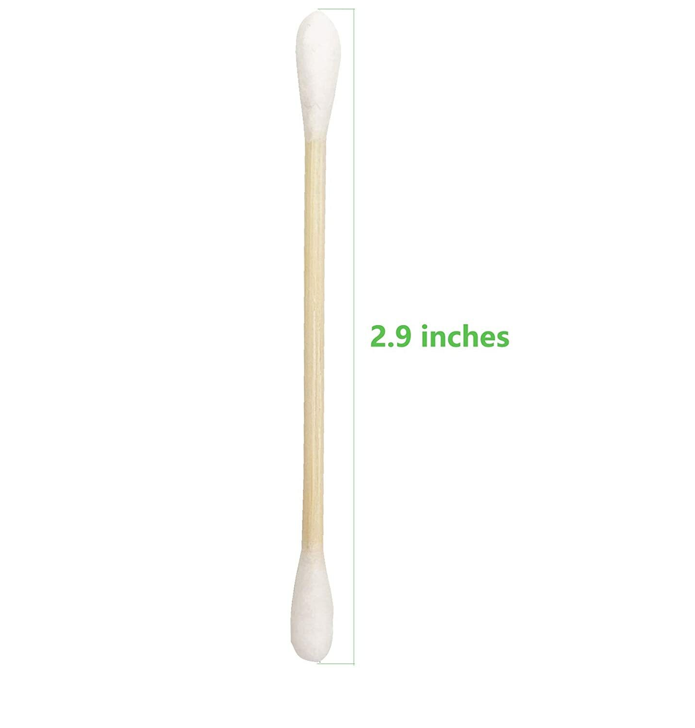 Wood Sticks Cotton Swabs 100% Cotton Tips Wooden Double Q Tip 1200pcs