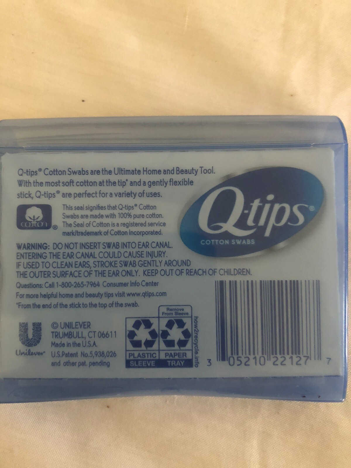 Q Tips No Touch Cleaning Makeup Compact Case Travel 30 Ears Crafts Car