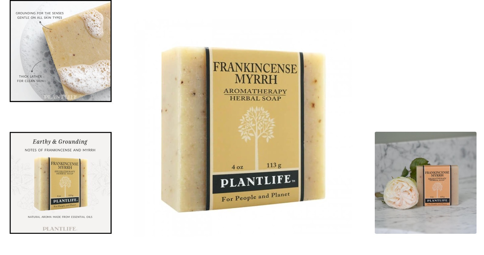 Gentle Frankincense Myrrh Natural Soap – Cold-Processed Bar for All Skin Types