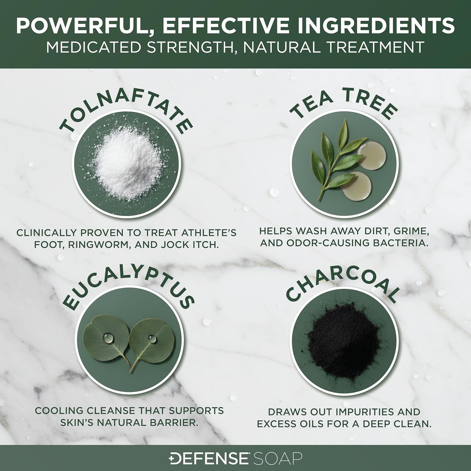 Defense Bar Soap Pack for Skin Infections