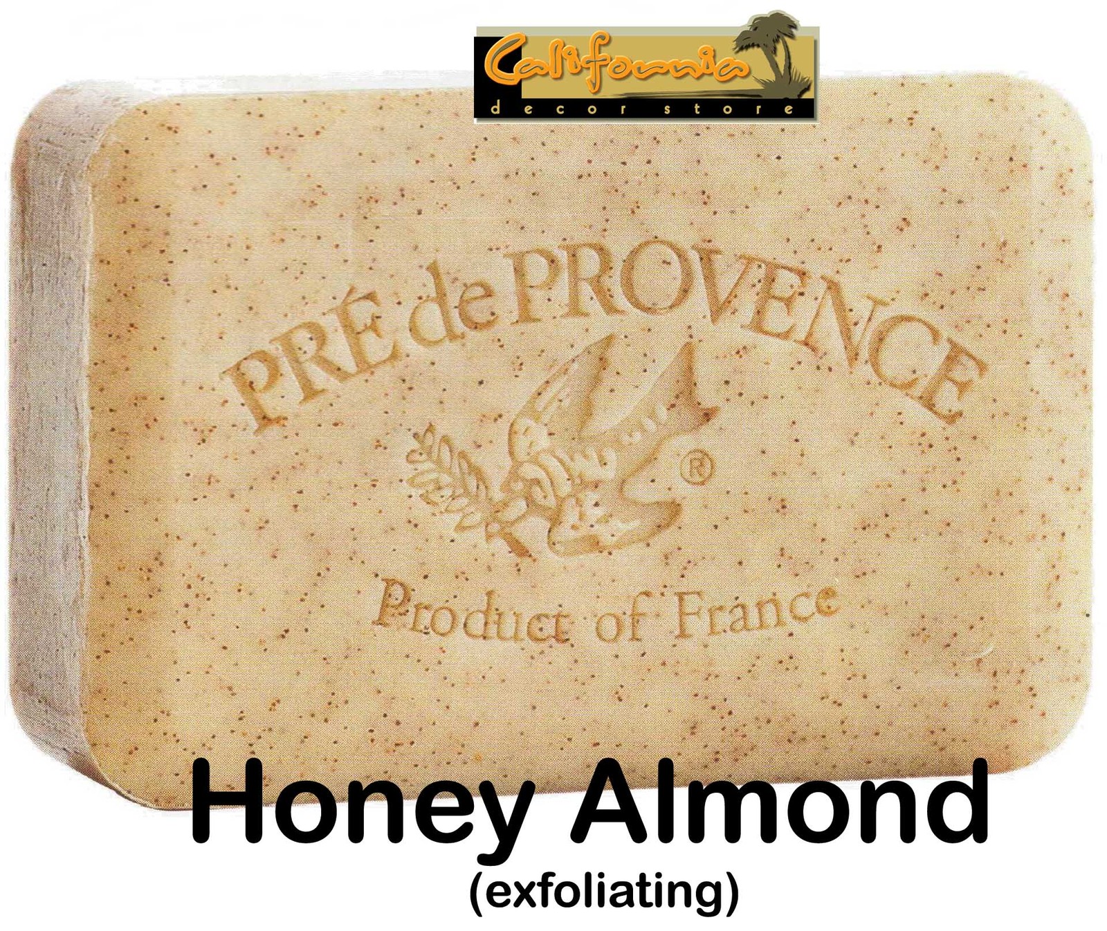 Pre de Provence HONEY ALMOND 150 Gram French Soap Bath Shower Bar Shea Butter
