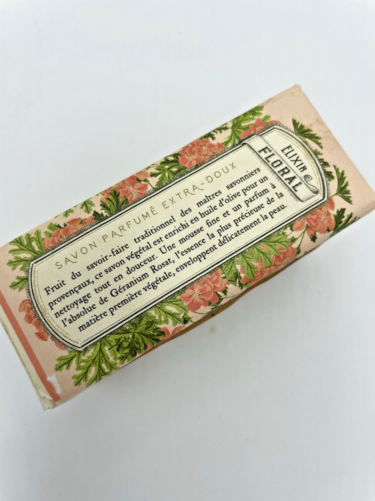 Panier des Sens Rose Geranium Perfumed Soap Bar Made in France NEW 5.3 oz