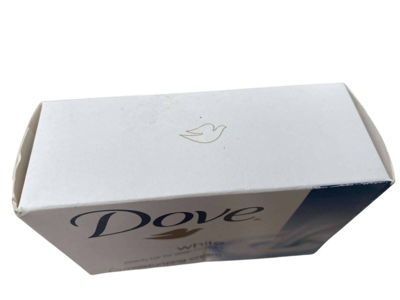 2 Dove White Beauty Bar Soap Deep Moisture 1/4 Moisturizing Cream Discontinued