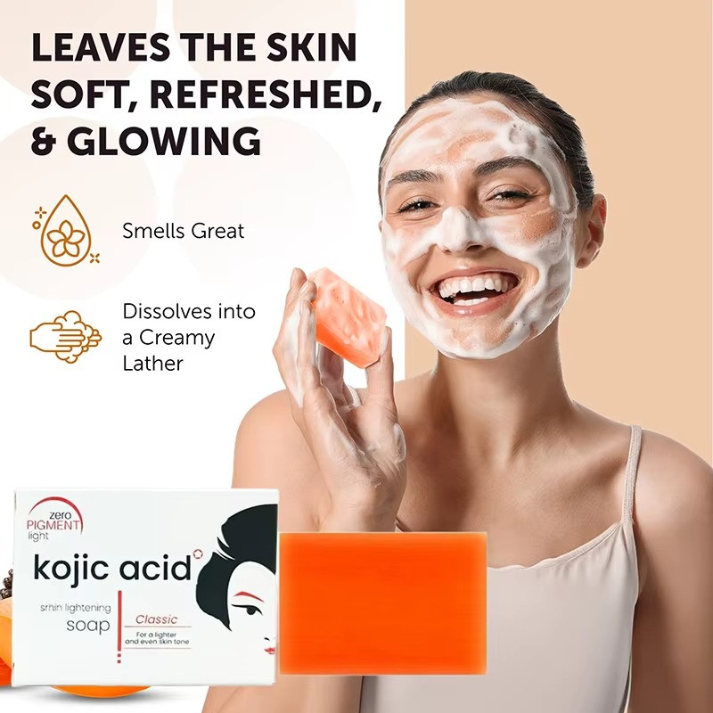 2x Kojic Acid Soap 100g Face & Body Brightening Cleansing Skin Care Bar