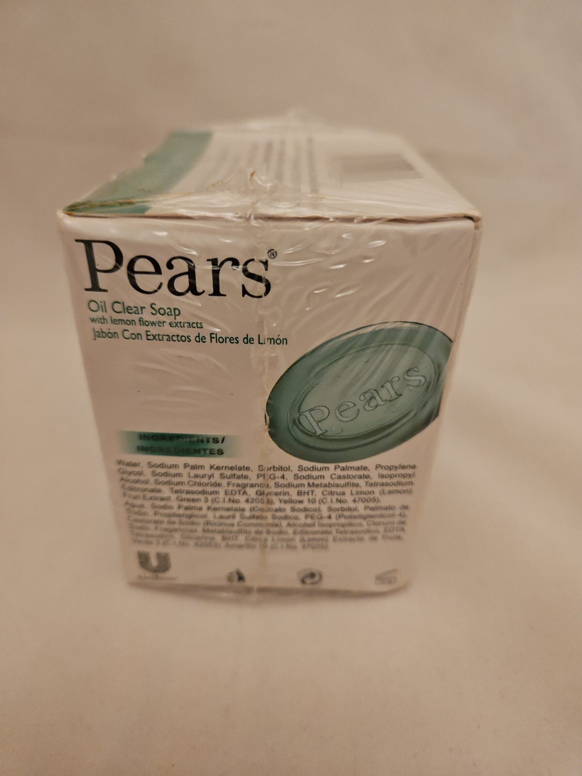 PEARS Lemon Extract Pure & Gentle Glycerin Green Soap – 3 Pack x 3.53 oz