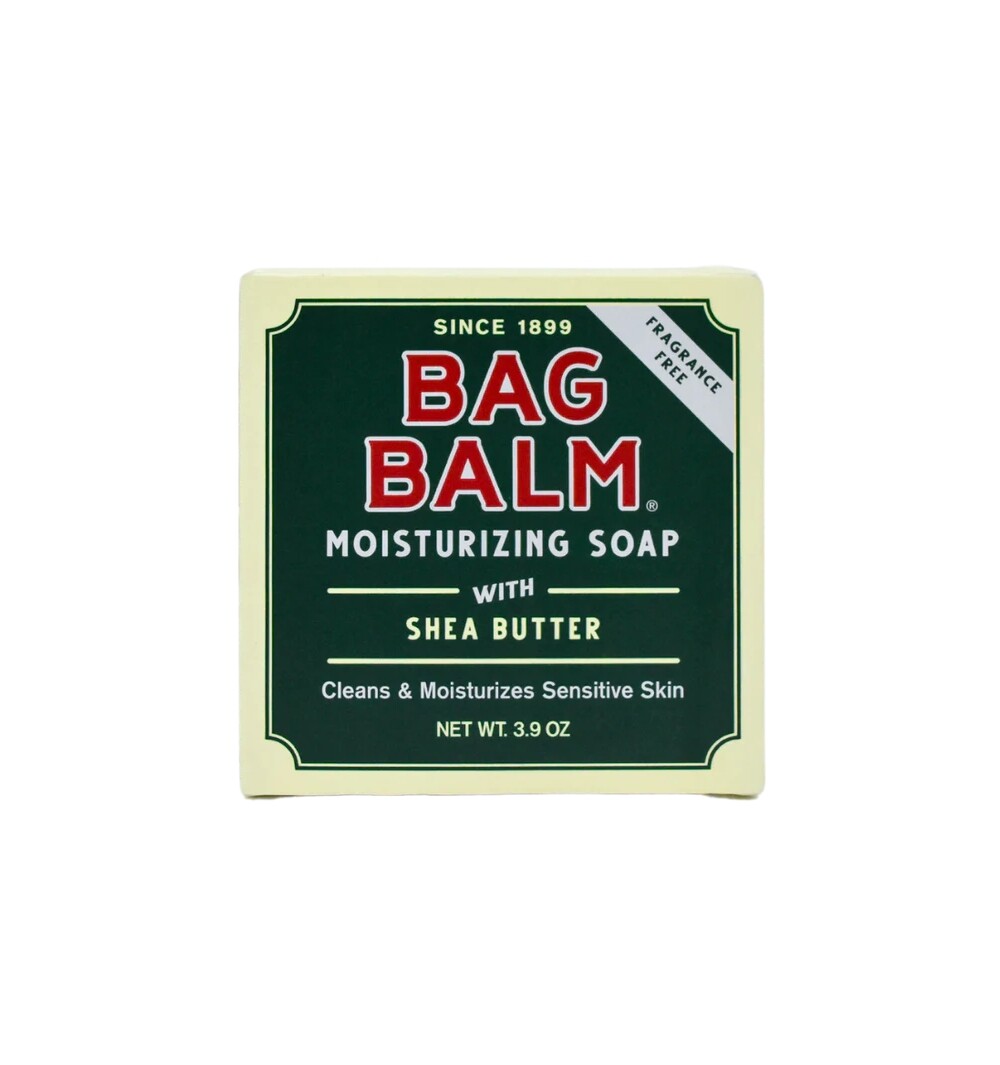 Bag Balm Moisturizing Soap with Shea Butter – 3.9 oz – Fragrance Free