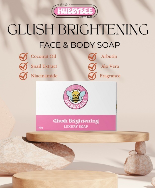 Hubby Bee Glush Brightening Luxury Soap 135g