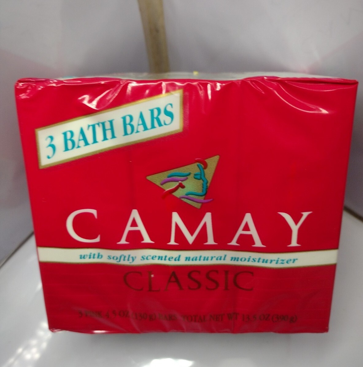 Camay Soap Pink Classic Softly Scented Beauty Bar 1 Pack of (3) bars 4 .5oz P&G