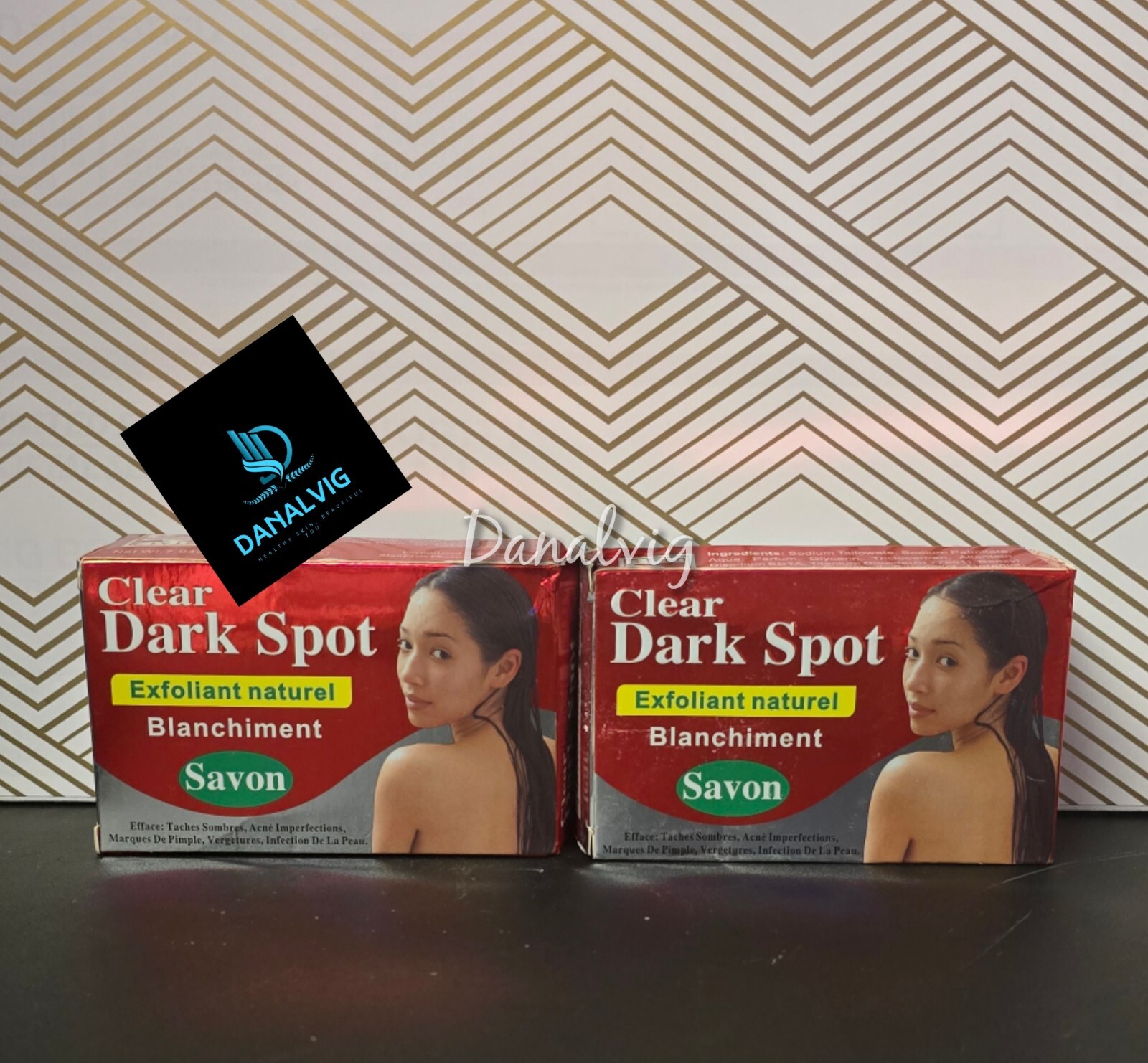 2X Clear Dark Spot Natural Exfoliating Whitening Soap 200g (2 Pcs)