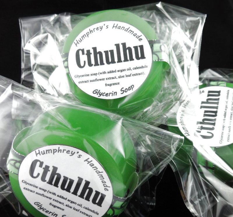 CTHULHU Glycerin Soap Ocean Citrus & Soft Woods, Unisex Horror Stocking Stuffers