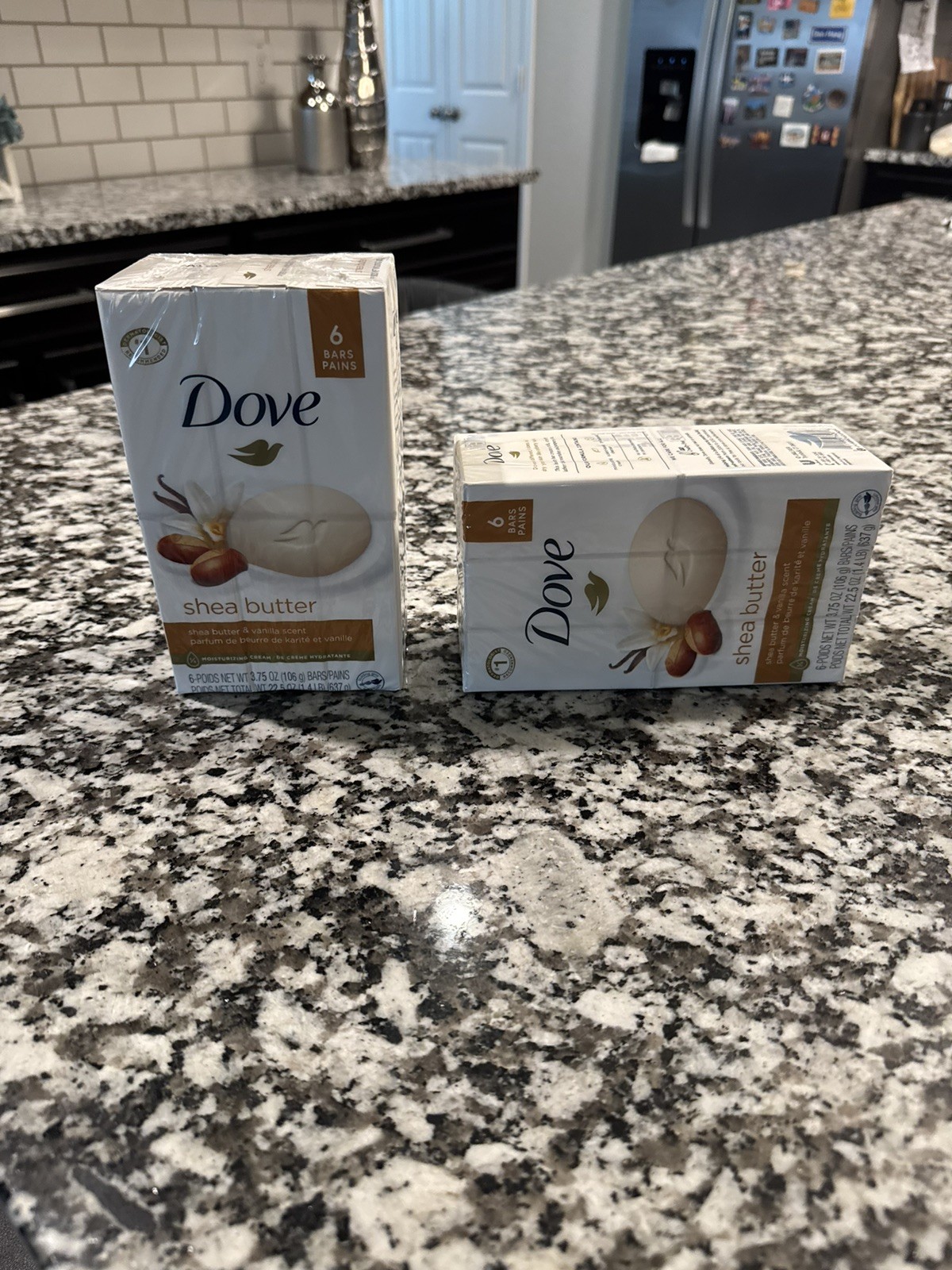Dove Purely Pampering Shea Butter Vanilla Bar Soap – 72 Bar Bulk Case (12x 6-pk)