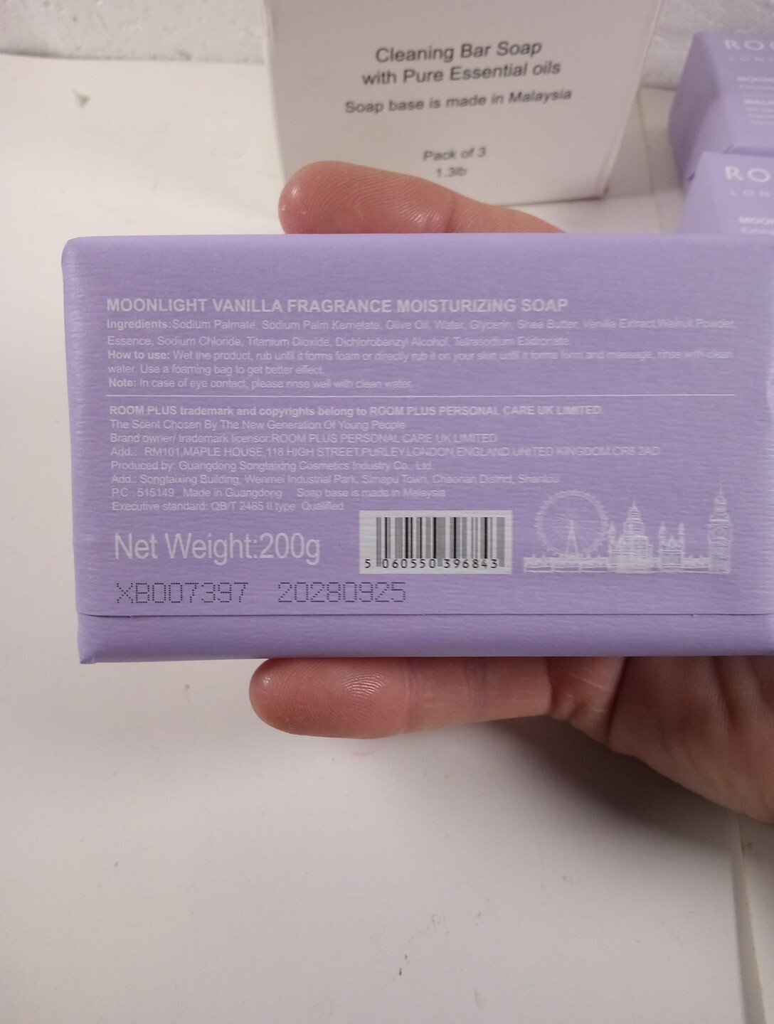 Dudkood Cleaning Bar Soap With Pure Essential Oils Made In Malaysia Pack Of 3