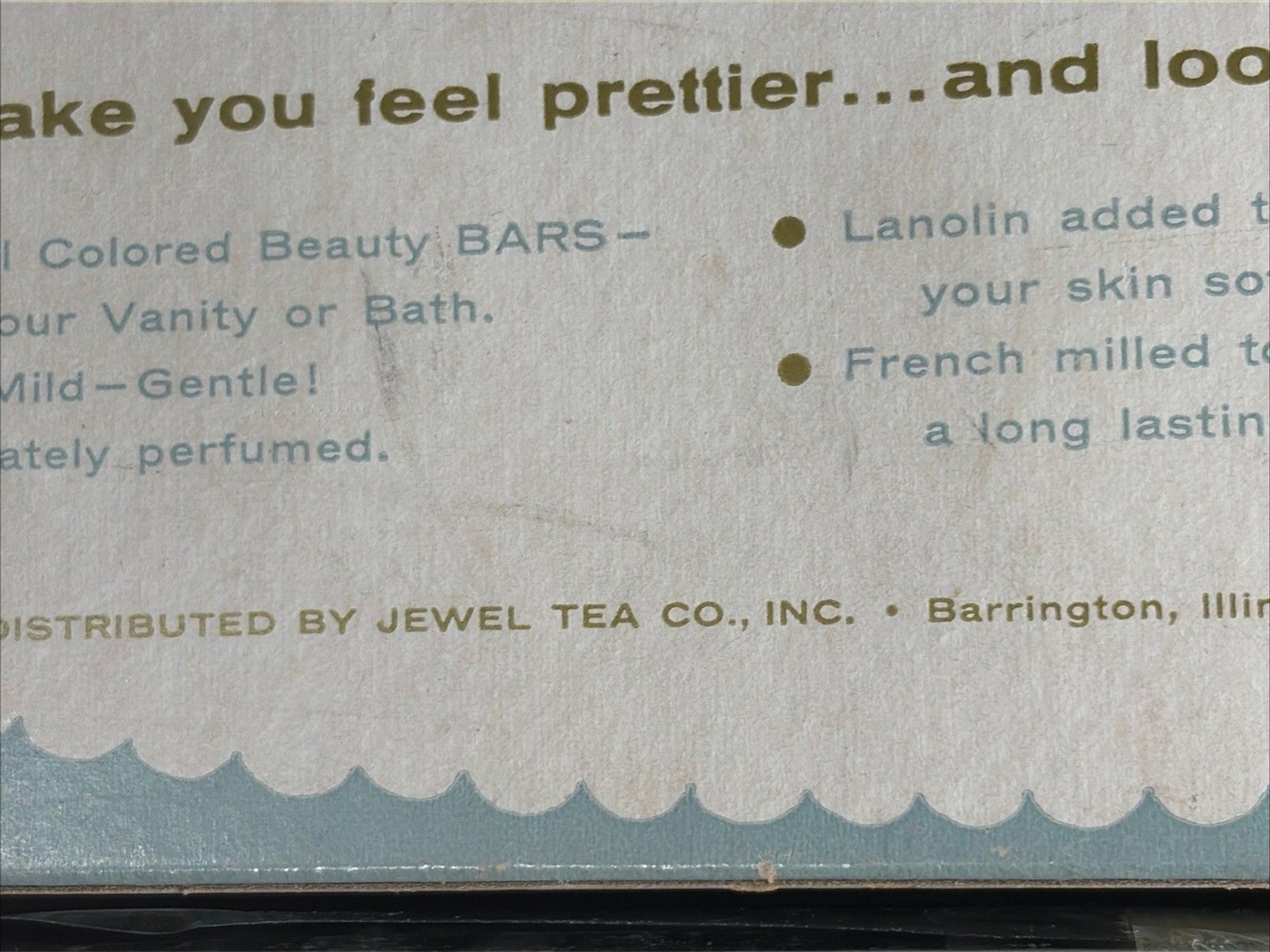 Vintage Rare Jewel Tea Soap Bars (7) And Set Of Sculptural Seashell Soap 1950-80