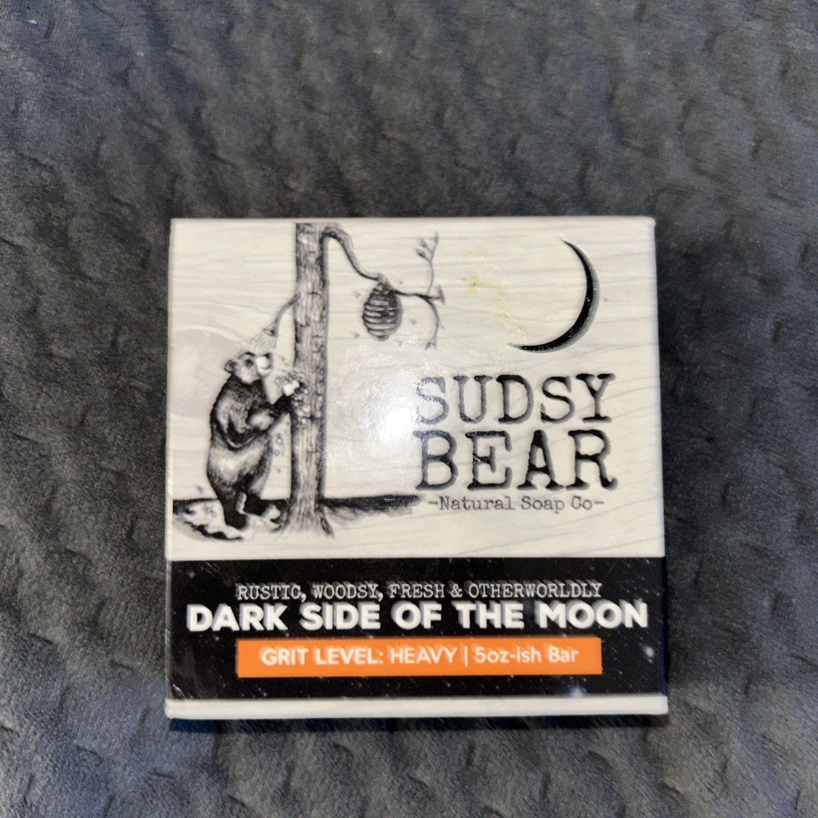 Sudsy Bear Dark side of the moon – 5.0 oz Natural Organic Soap Bar