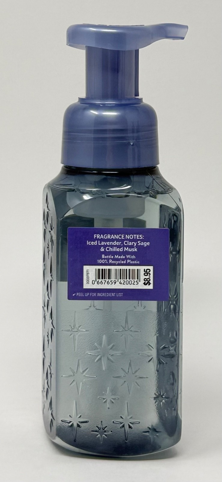 1 BATH & BODY WORKS ICED BLUE LAVENDER GENTLE CLEAN FOAMING HAND SOAP WASH PUMP