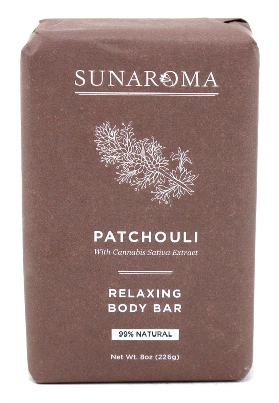 (2 PACK) Sunaroma Soap Bar Patchouli 8 Ounce