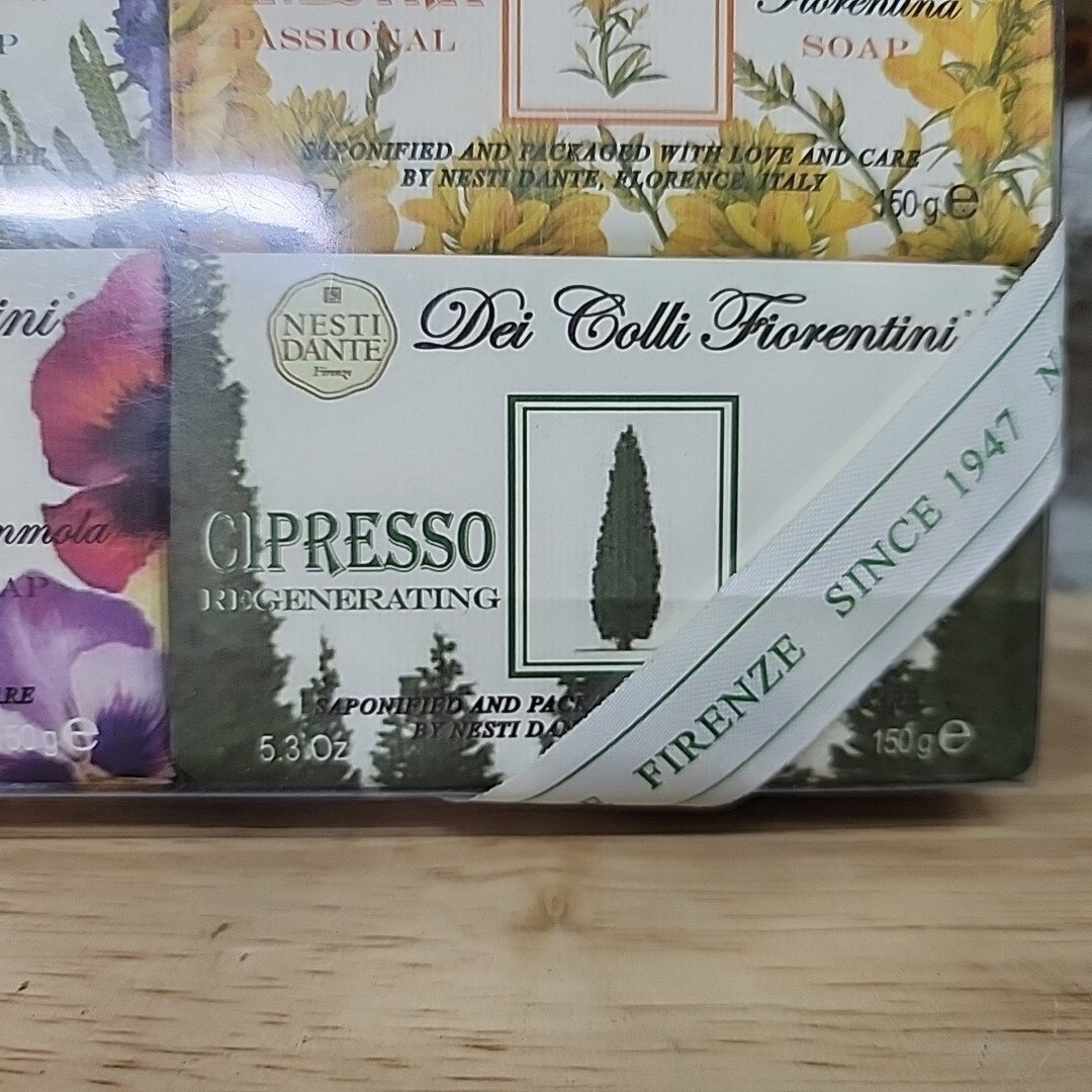 Nesti Dante Dei Colli Fiorentini Soap Collection Iris Poppy Cypress Violet Groom