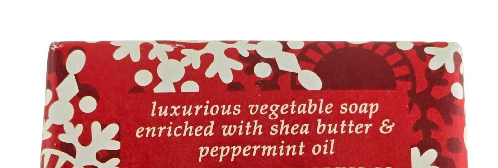Greenwich Bay Trading Peppermint 6.35 oz 180 g Holiday Shea Butter Soap Bar