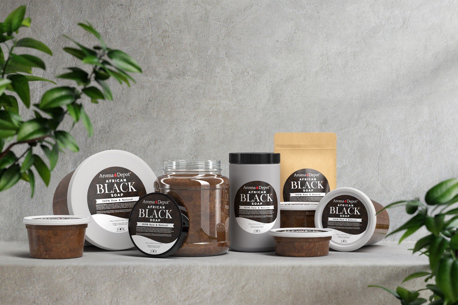 African Black soap PASTE 12 oz. Natural Soap Body & Face Wash For Acne Dark Spot
