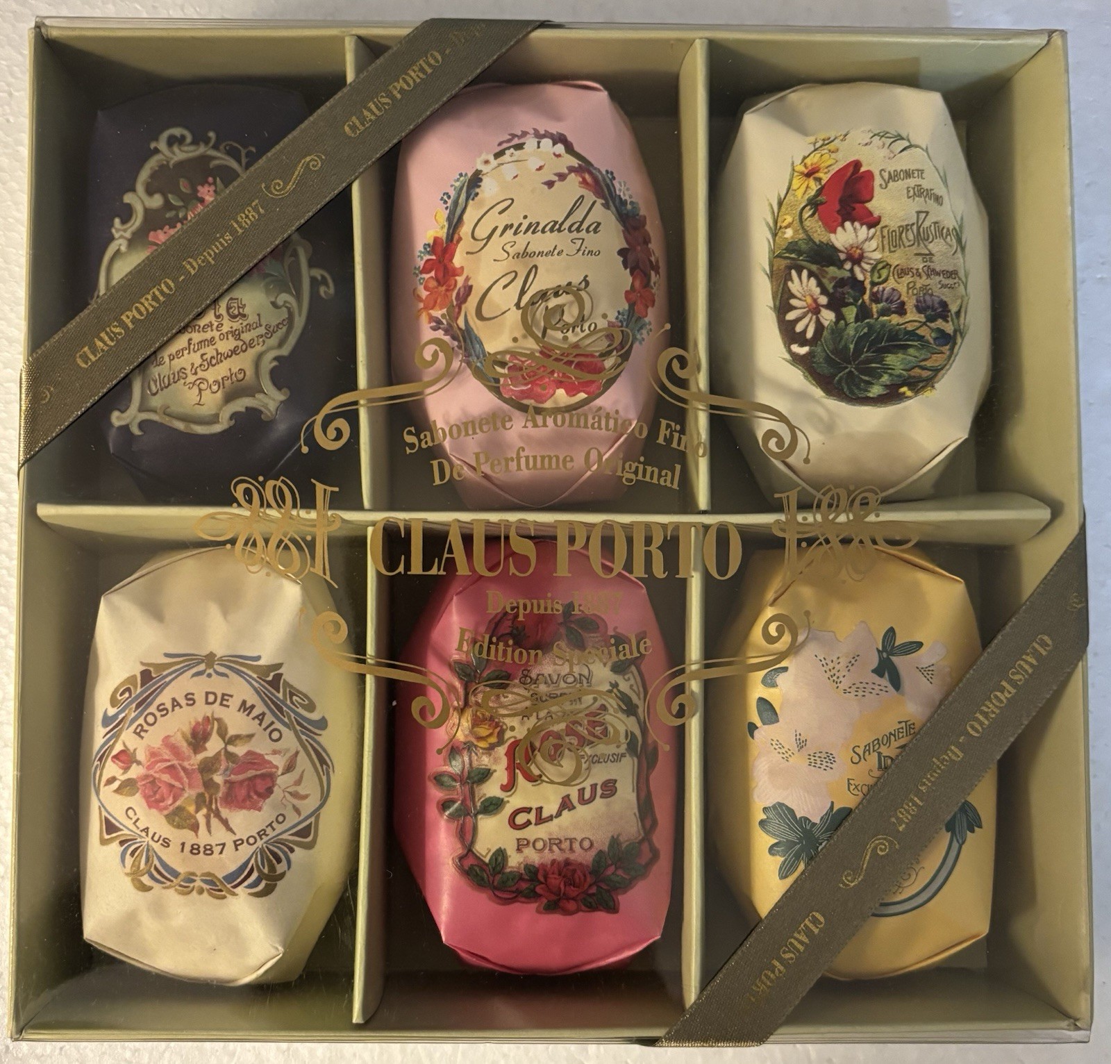 CLAUS PORTO 1887 Edition Speciale Luxury Soap Collection (Set of 6) Hard-to-Find
