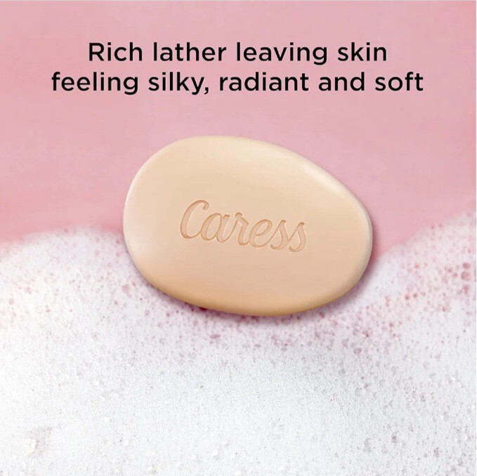 NEW! CARESS (3-BARS) 3.15 Oz. ●DAILY SILK● White Peach & Orange Blossom Bars🫧.