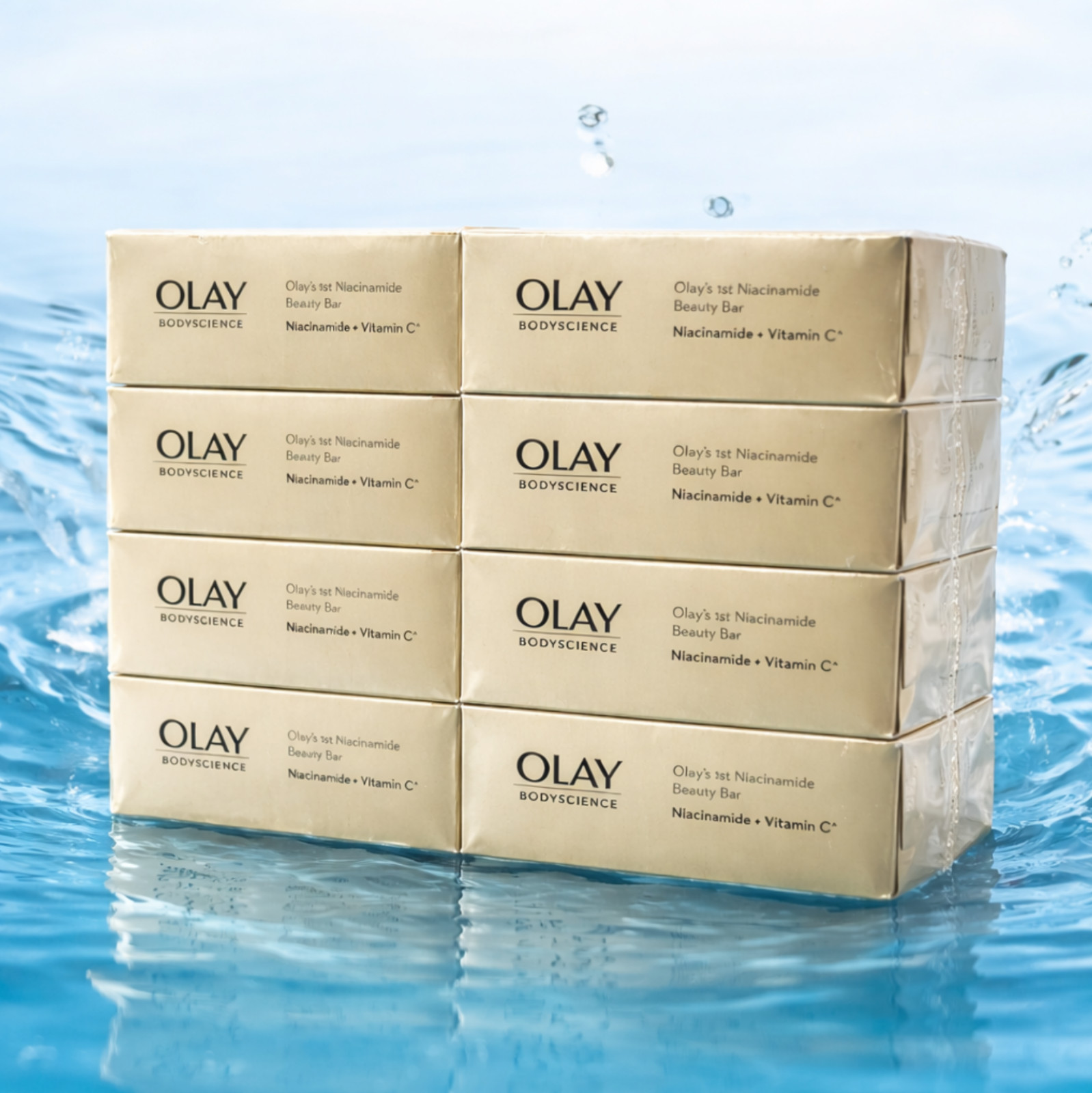 Olay Body Science Soap B3 and Vitamin C Niacinamide Beauty Bar 8 soap bars