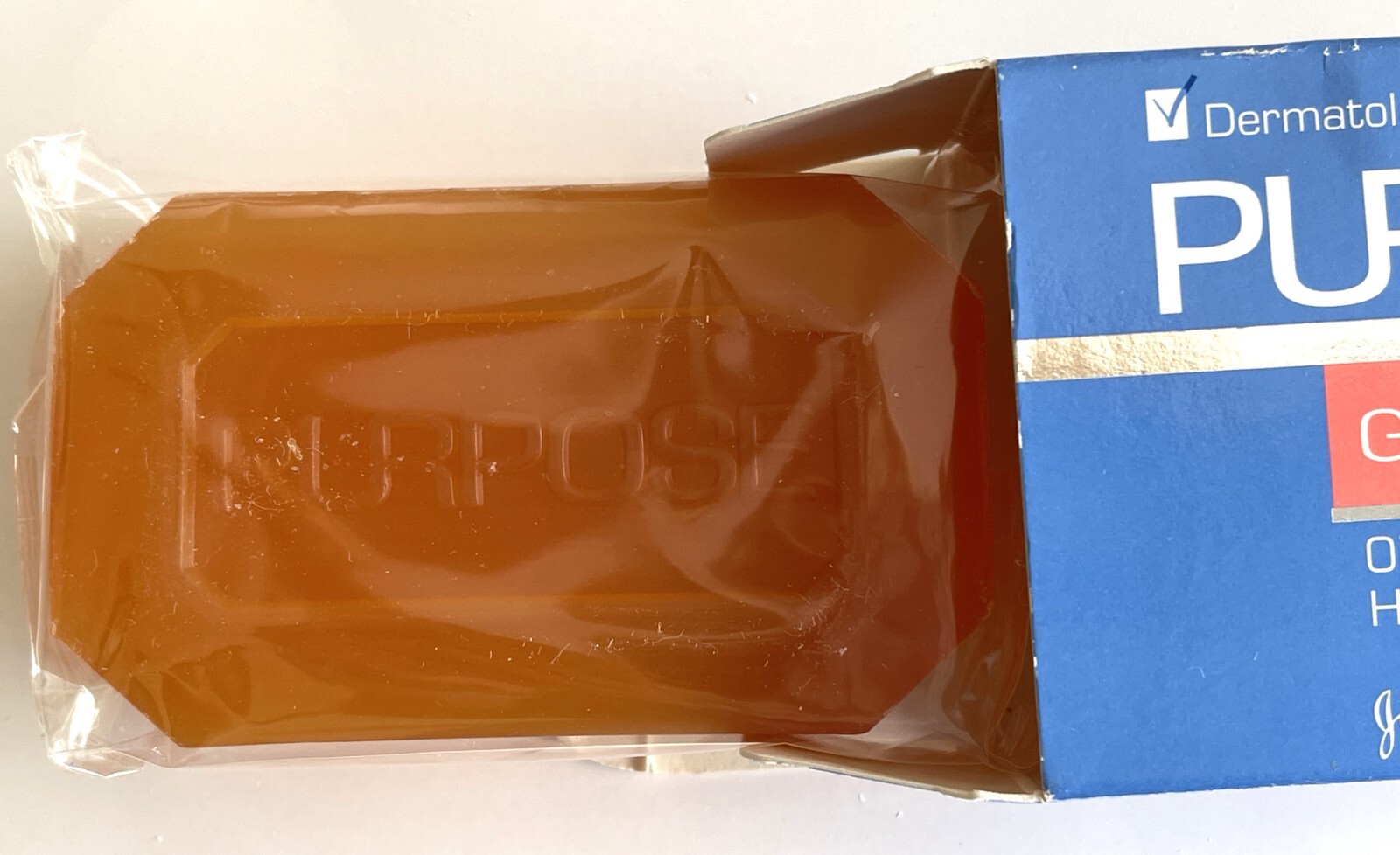 Vintage Purpose Gentle Cleansing Soap Bar Johnson & Johnson NIP
