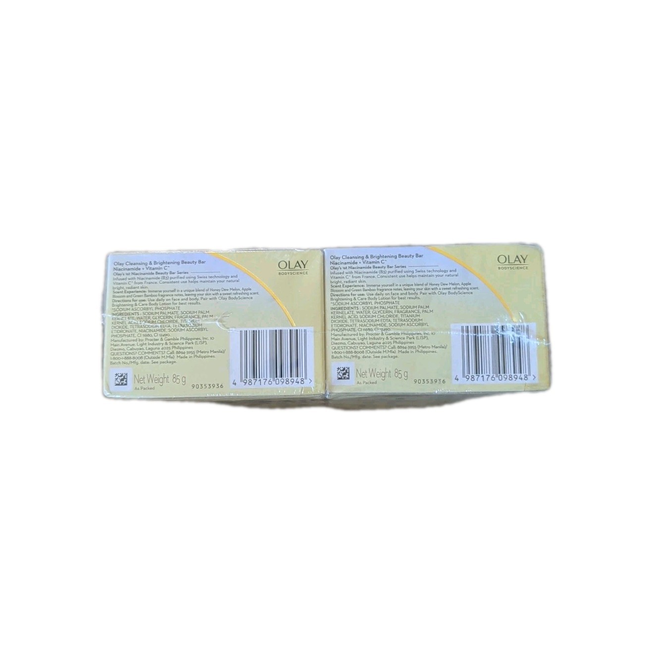 Olay Body Science Soap B3 and Vitamin C Niacinamide Beauty Bar 8 soap bars