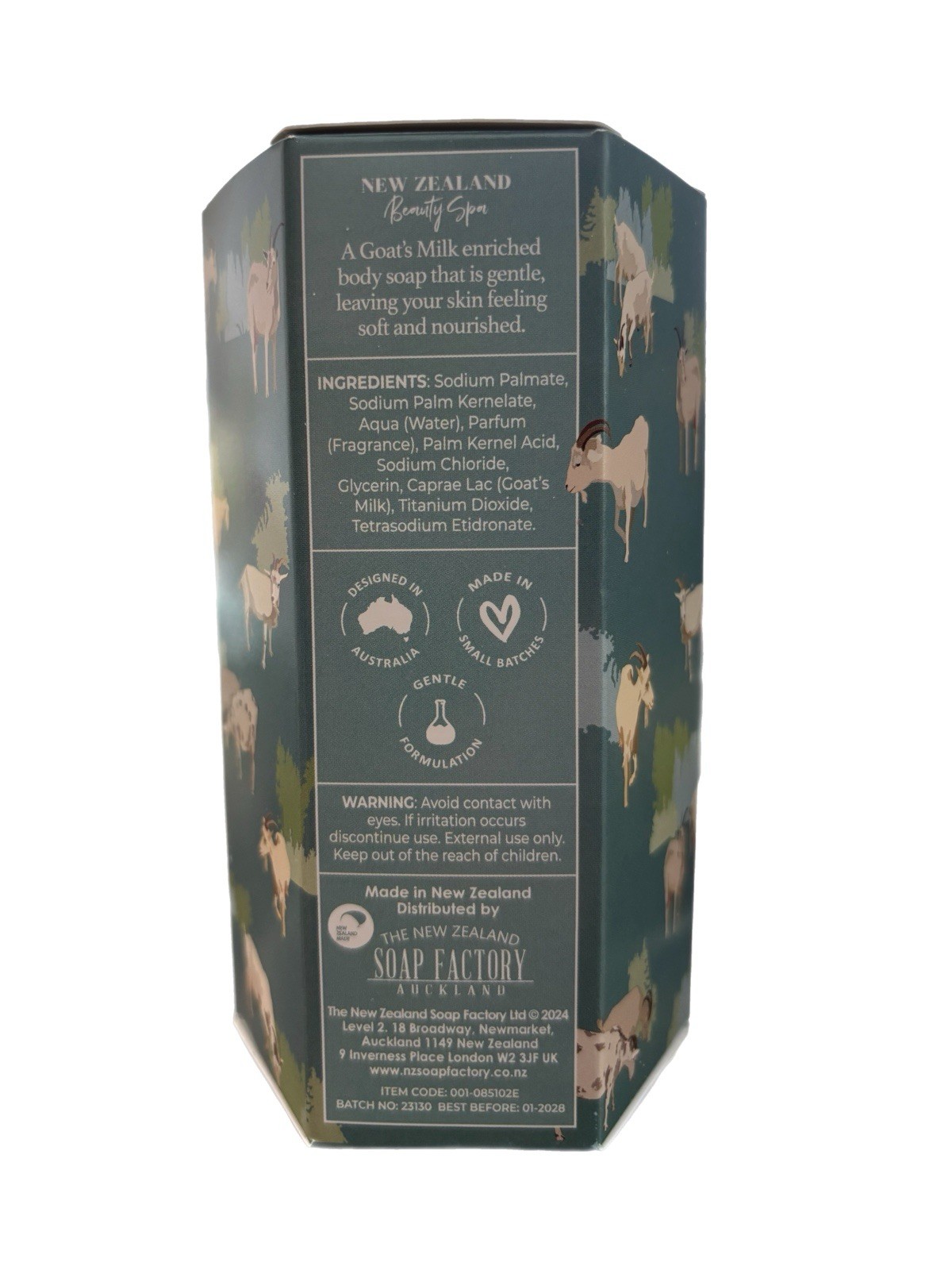 (LOT of 2) New Zealand Beauty Spa GOAT’S MILK SOAP 5 Pack of 3oz Bars