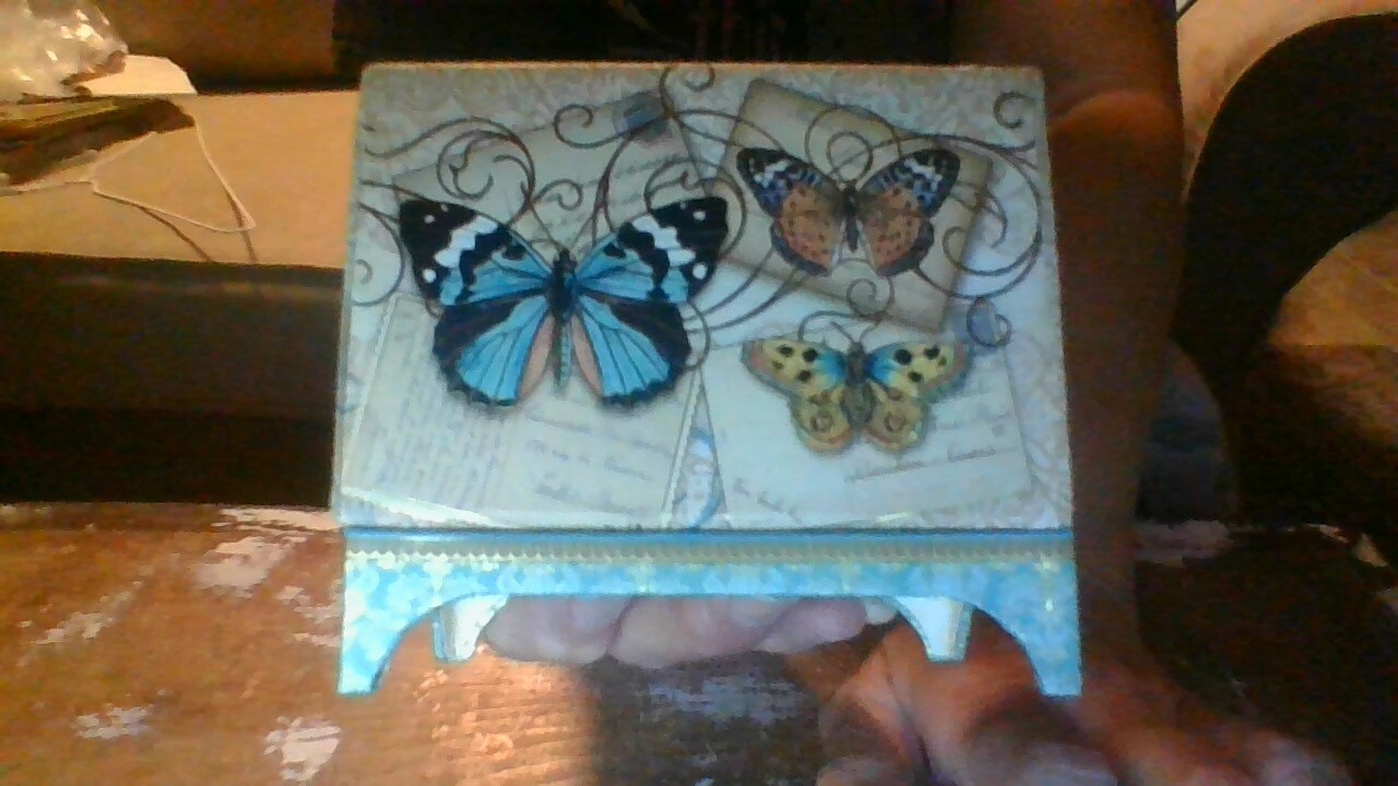 NICE!! Savon au The Vert 2 Green Tea Soaps in Keepsake Butterfly Box-GREAT GIFT!