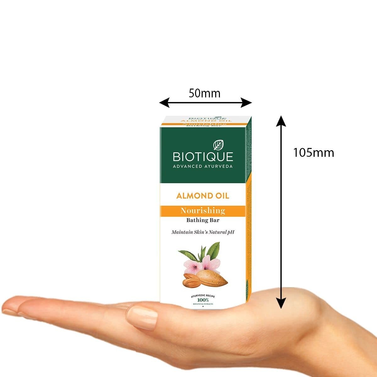 Biotique Ayurveda Almond Oil Nourishing Body Soap Bathing Bar 150 Gram,